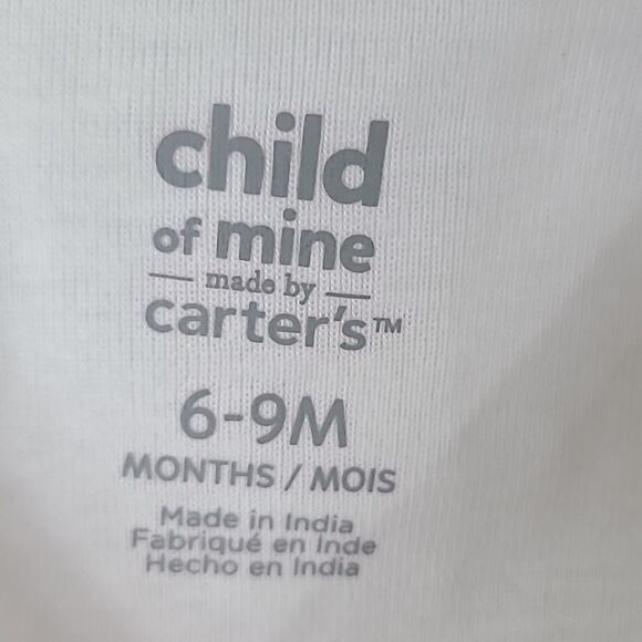 Carter's Baby 6-9M Glitter Cotton Onesie Birthday Outfit ONE Year Photos New - Picture 4 of 7